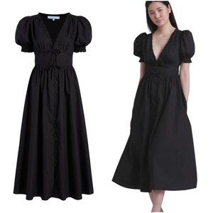 Hill House Black Midi Dress